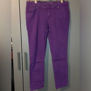 Limited purple jeans